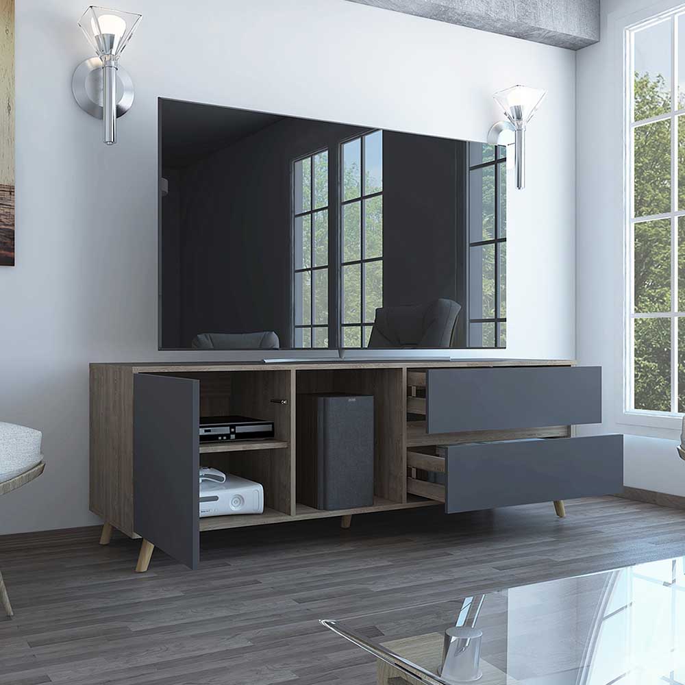 MUEBLE TV ADRASTREA TAUPE 158.4X38X58.4CM