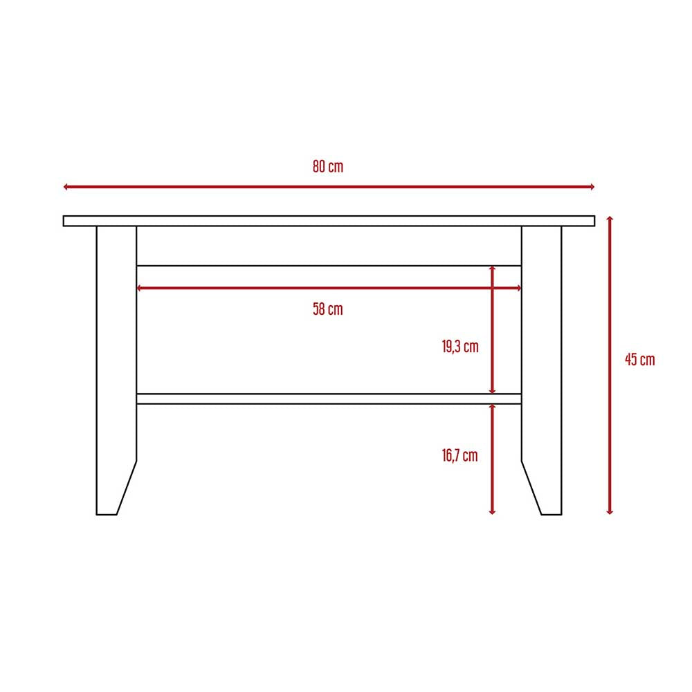 MESA CENTRO ANGUS NATURAL 80X70X45CM