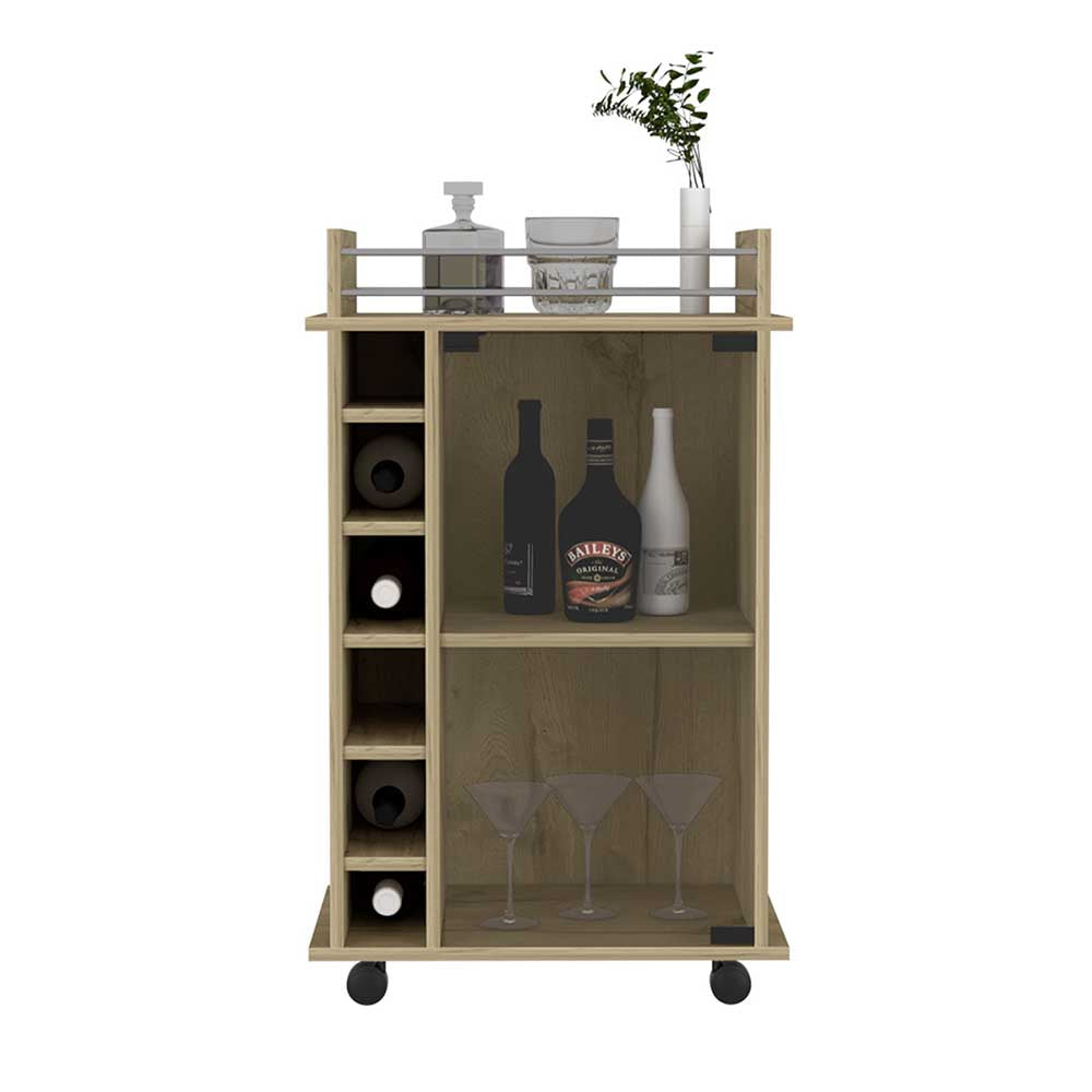 MUEBLE BAR ALVIS NATURAL 55X41.5X89CM