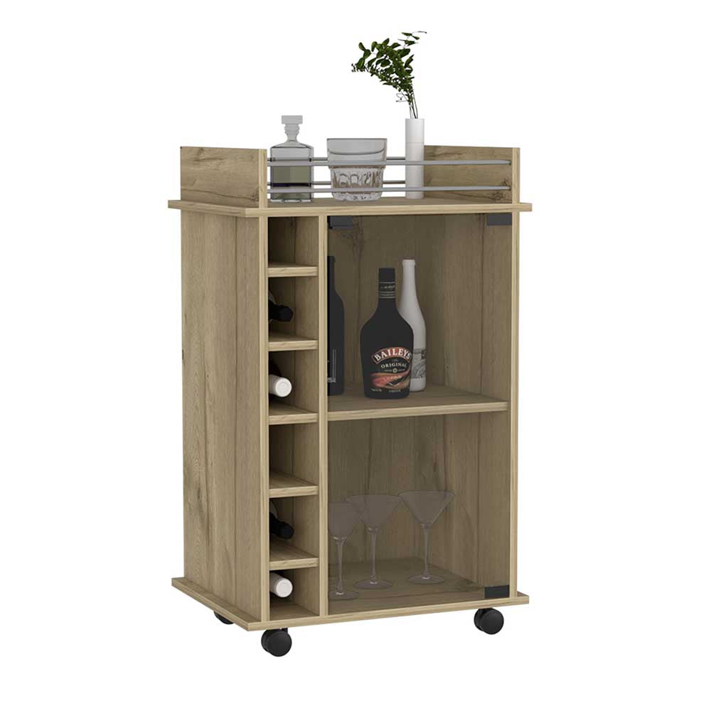 MUEBLE BAR ALVIS NATURAL 55X41.5X89CM