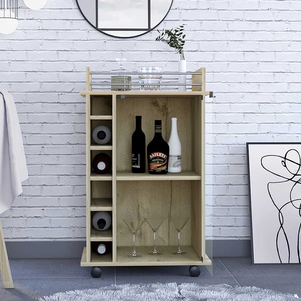 MUEBLE BAR ALVIS NATURAL 55X41.5X89CM