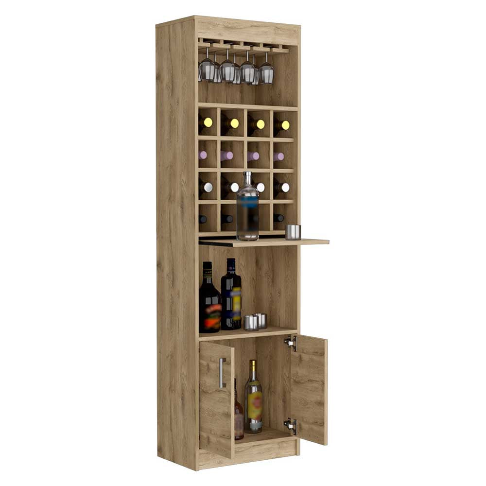 MUEBLE BAR DAMON NATURAL 51X32X180CM