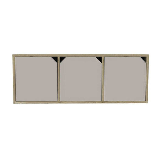 CABINET BAJO ARES NATURAL CON TAUPE 110X36X40.6CM