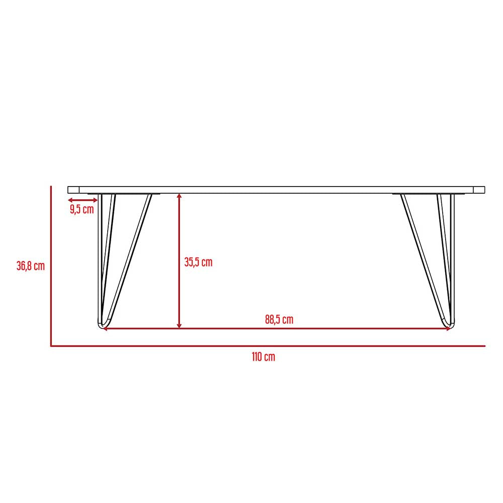 MESA CENTRO ATLAS NATURAL 110X60X36.8CM