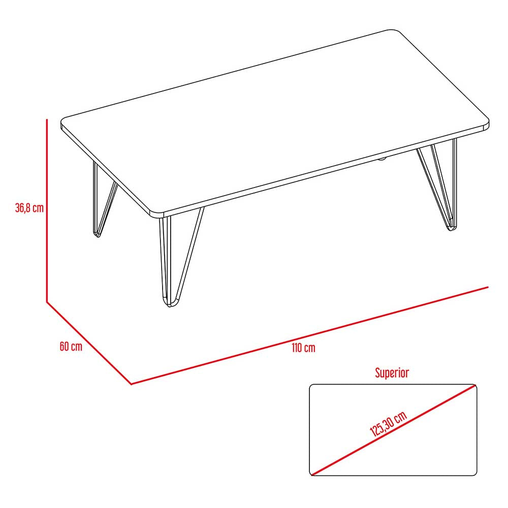 MESA CENTRO ATLAS NATURAL 110X60X36.8CM