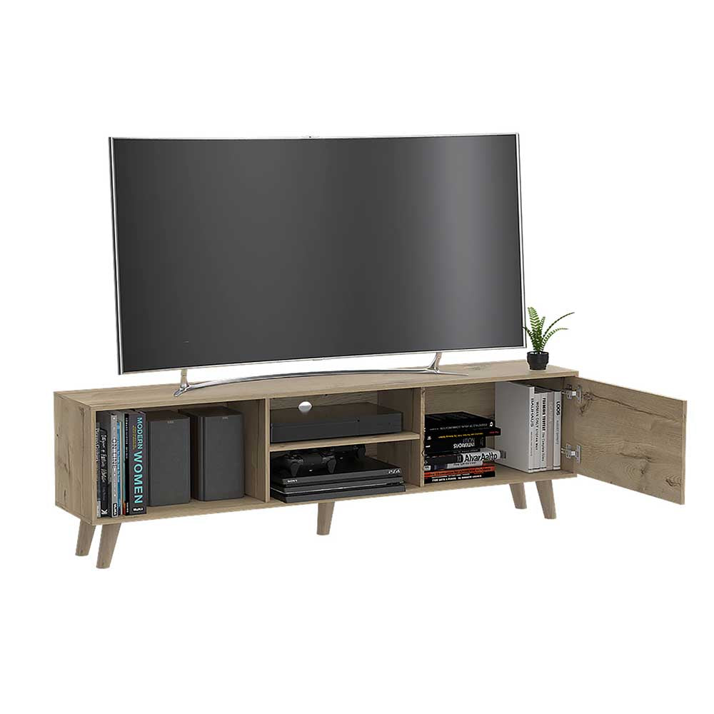 MUEBLE TV ALBERICH NATURAL 180X35X52.5CM