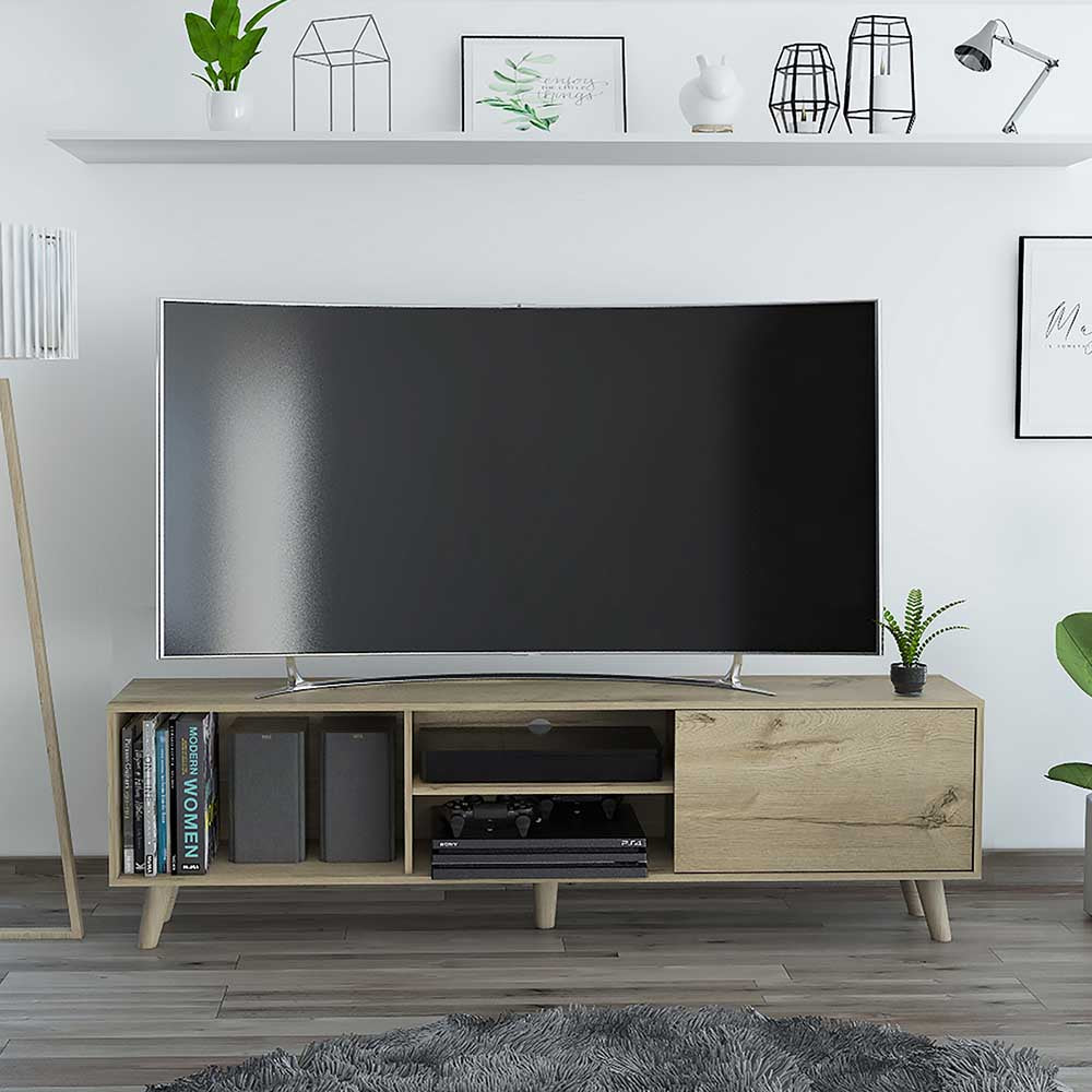 MUEBLE TV ALBERICH NATURAL 180X35X52.5CM