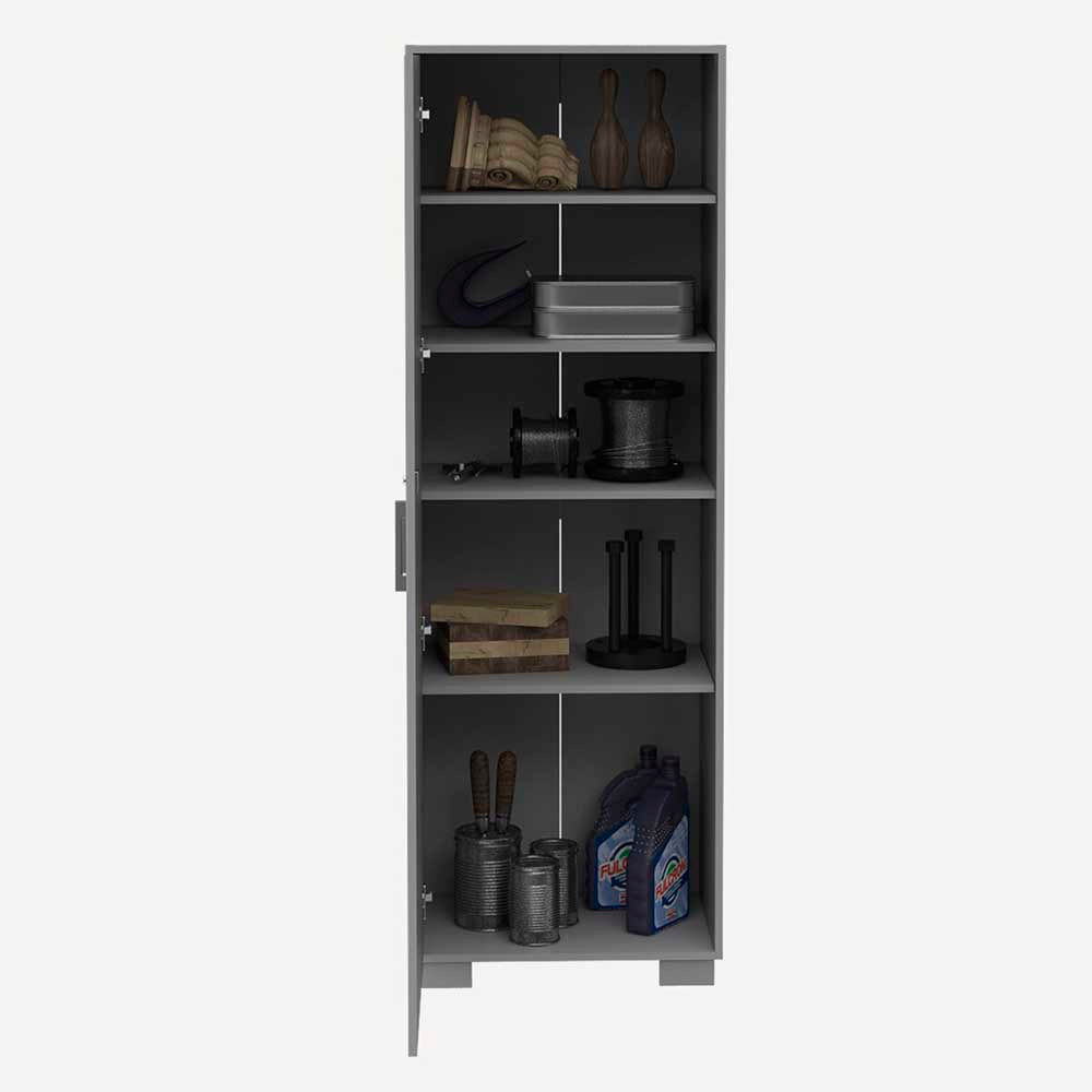 CABINET ASEO AGAMENON GRIS 60.1X40.7X180CM