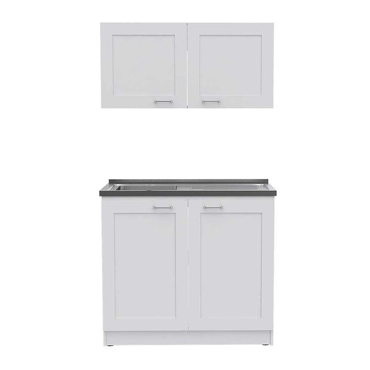 KIT LAVAPLATO COCINA ALEXANDRA BLANCO 200X82X139CM