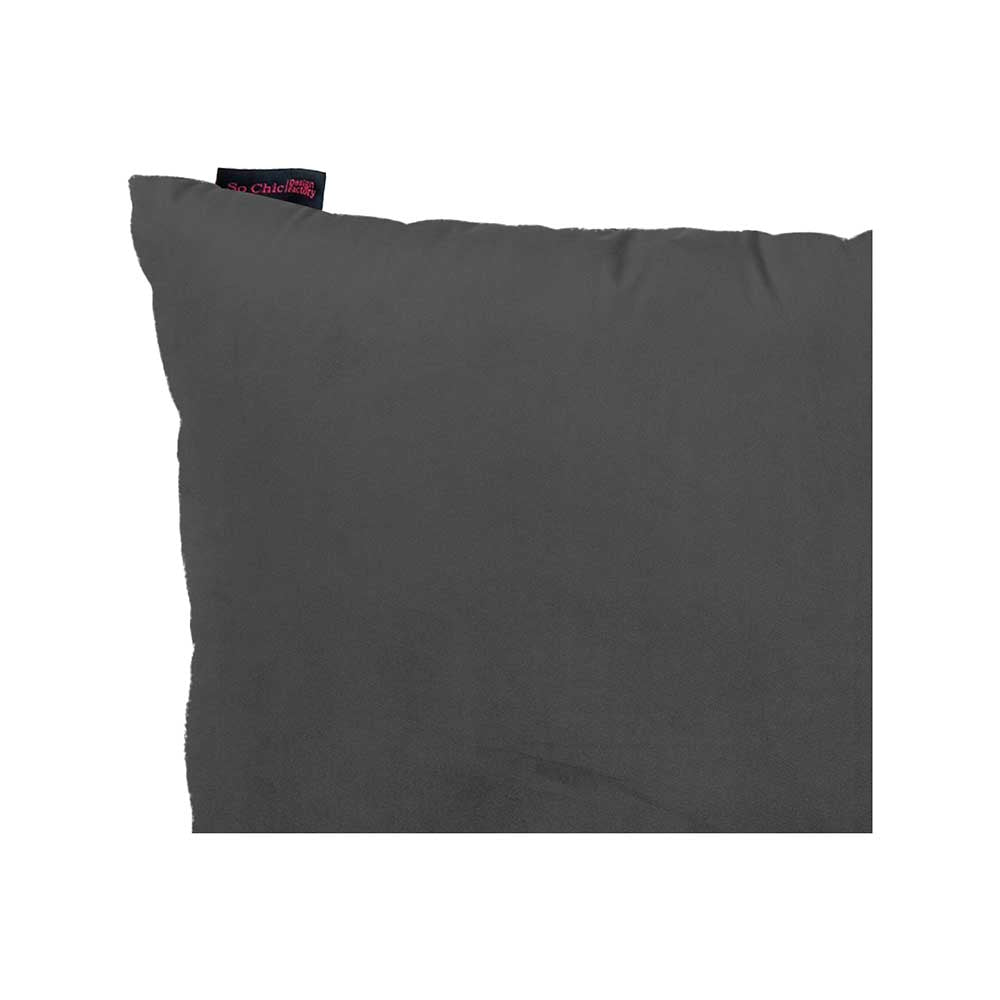 SET COJIN CUADRADO PARISA GRIS OSCURO 2 PZS 50X50X18CM