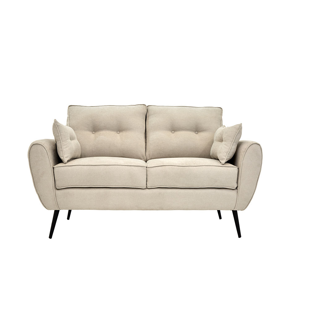 SOFA TIANA BEIGE Y NEGRO