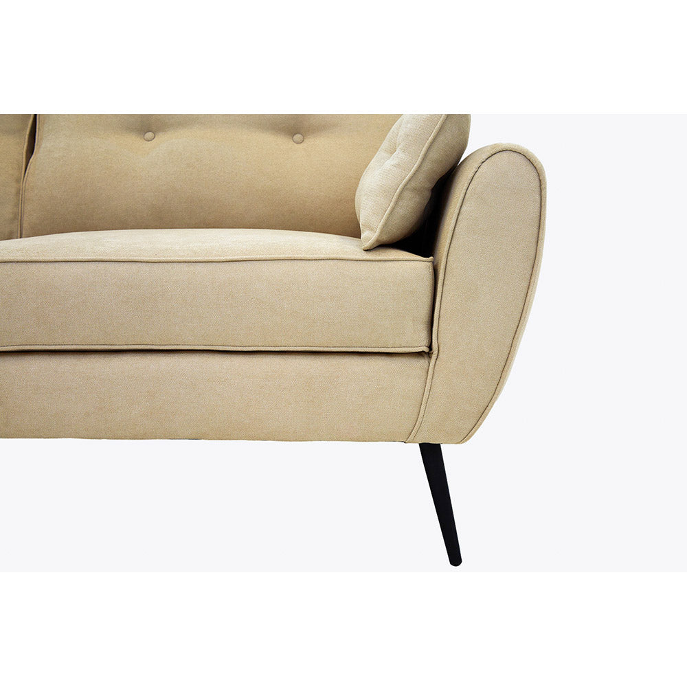 SOFA TIANA BEIGE Y NEGRO