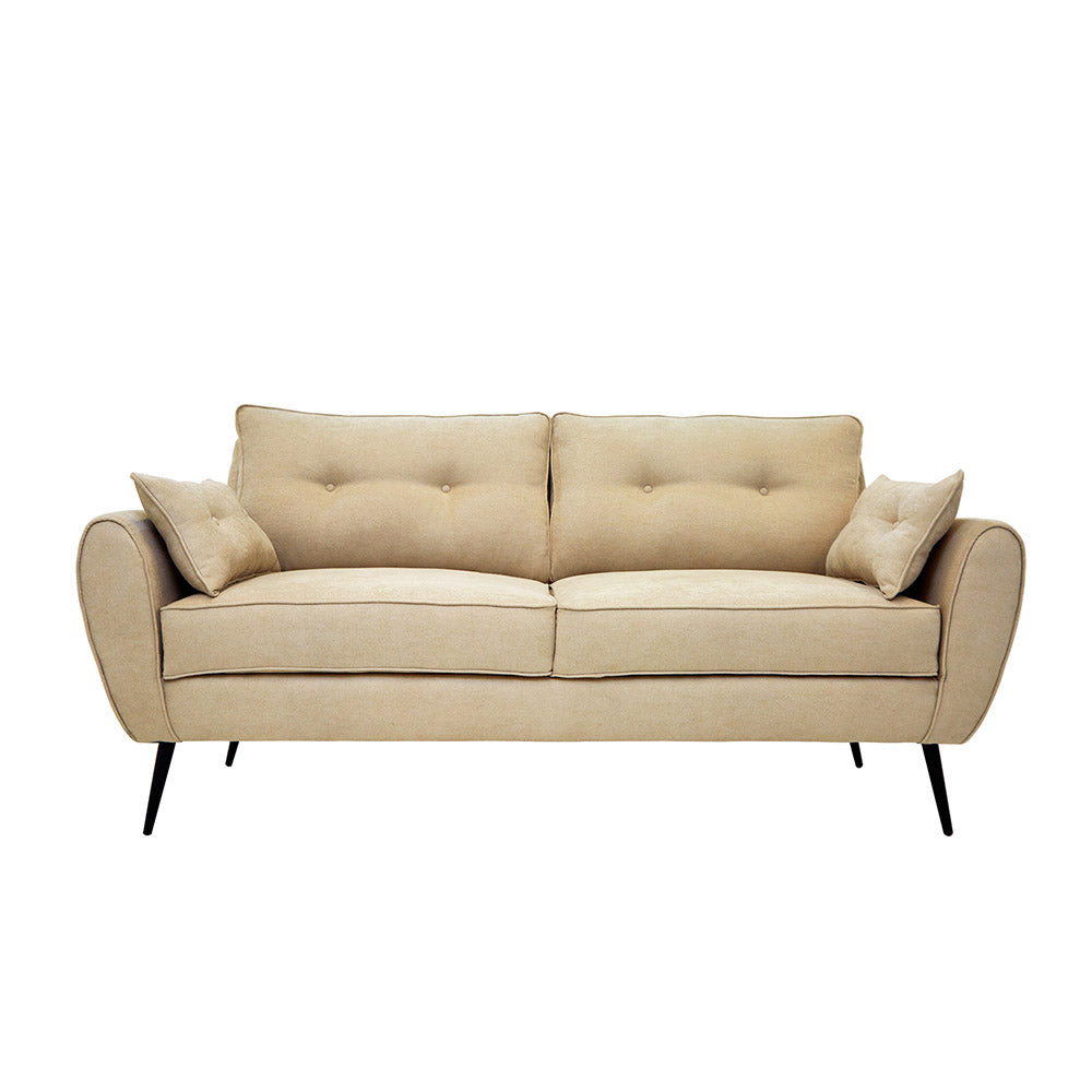 SOFA TIANA BEIGE Y NEGRO