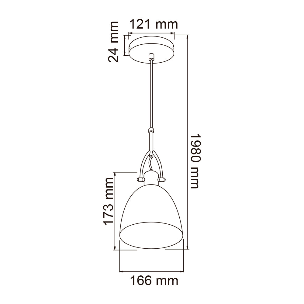 COLGANTE 16.6CM BELLONA CROMADO E27