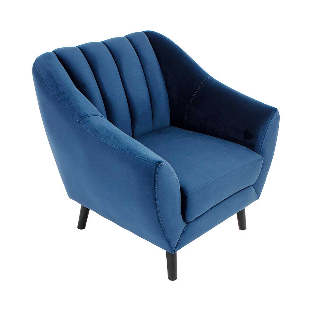 SILLON CLEON AZUL 1 PLAZA 90X75X85CM