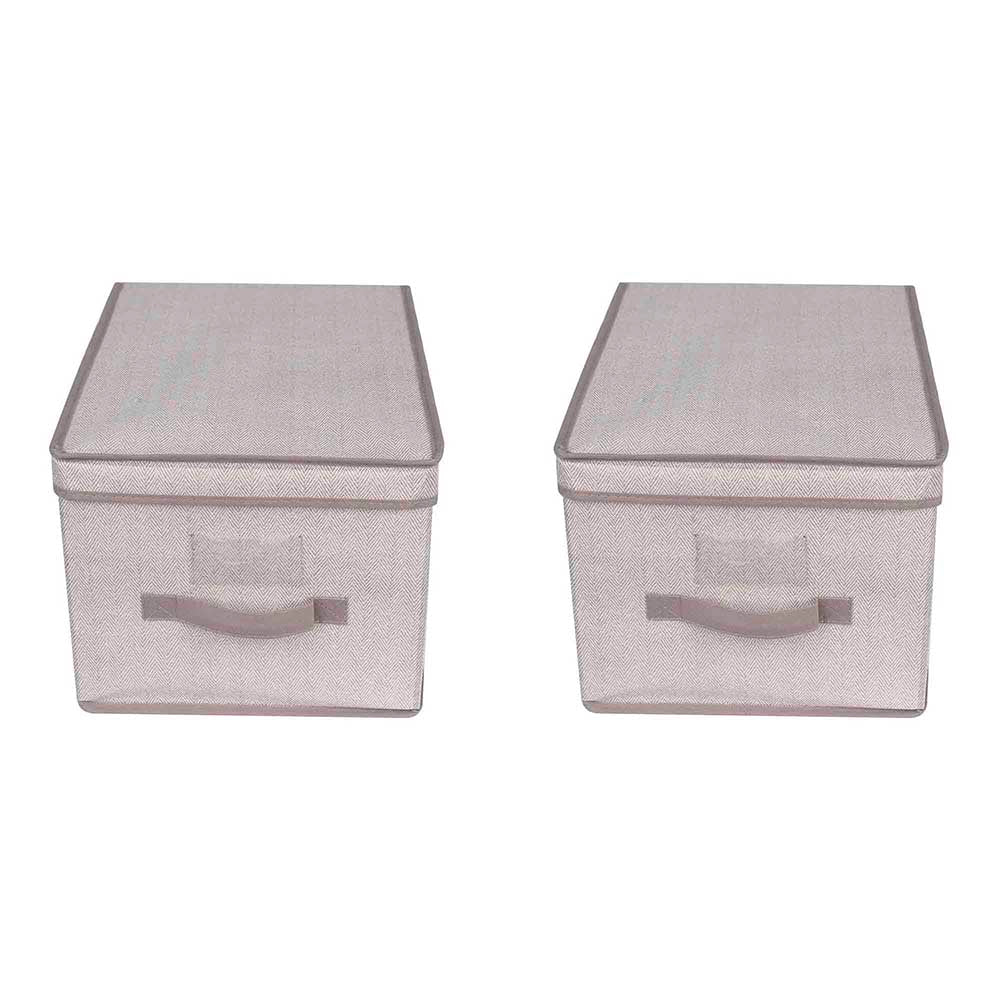 SET ORGANIZADOR PROVIDENCIA BEIGE 2 PZS 30X40X25CM