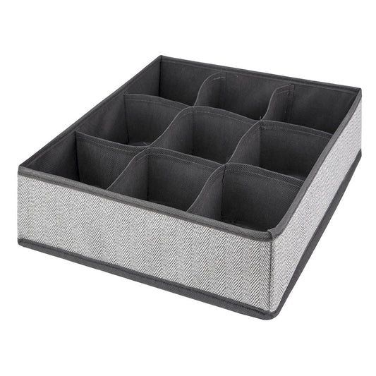 SET ORGANIZADOR 9 ESPACIOS BRETON OXFORD 4 PZS 32X32X10CM