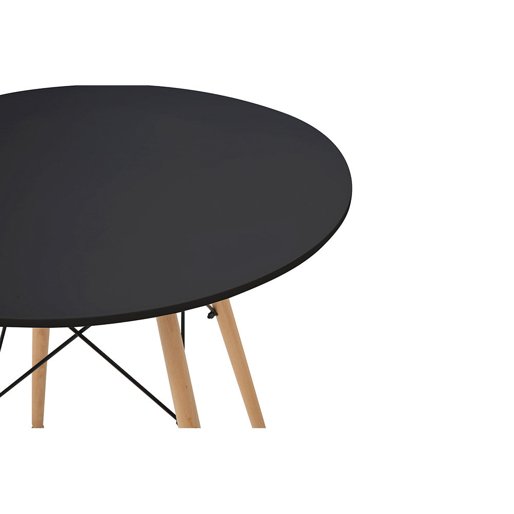 MESA COMEDOR RED AARONARRA NEGRO 80X80X75CM