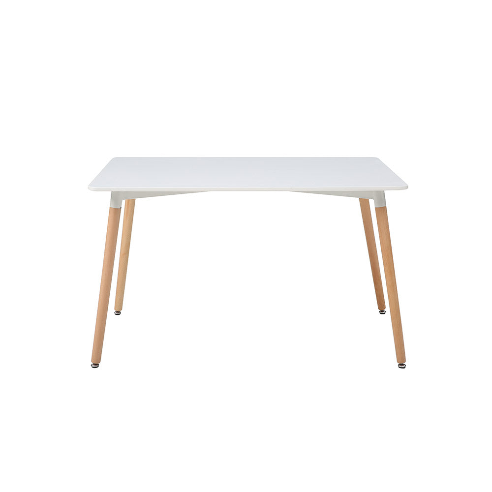 MESA COMEDOR ABAGIZAL BLANCO 120X80X75CM