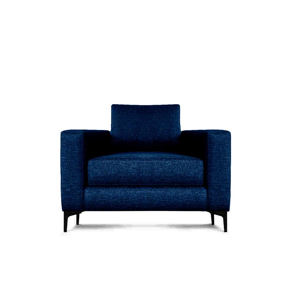 SILLON AERWYNA AZUL 1 PLAZA 100X95X73CM