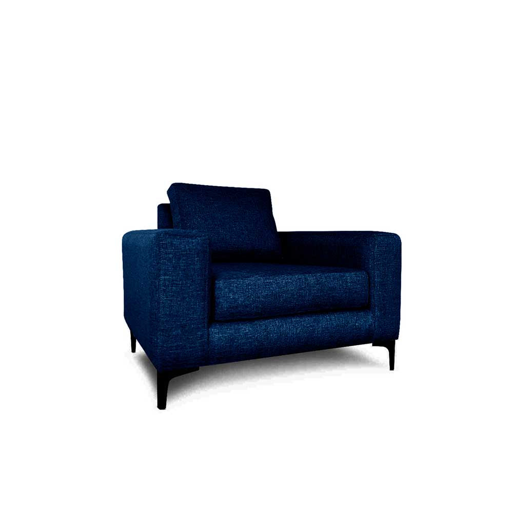 SILLON AERWYNA AZUL 1 PLAZA 100X95X73CM