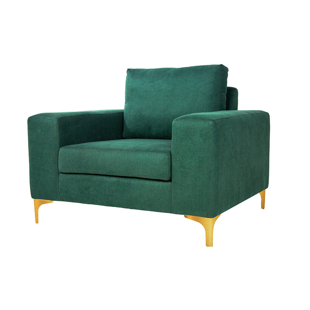 SILLON AERWYNA VERDE 1 PLAZA 100X95X73CM