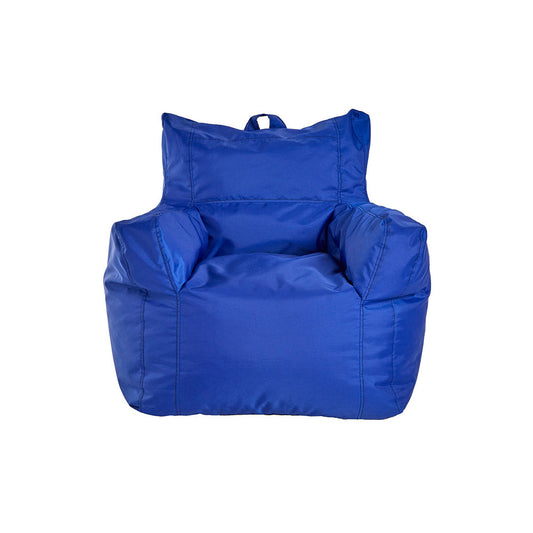 PUFF SILLON CIRENE AZUL REY IMPERMEABLE 70X70X65CM