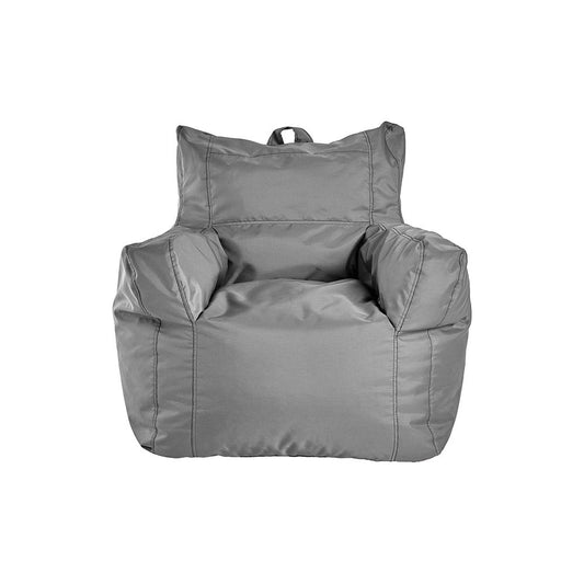 PUFF SILLON CIRENE GRIS IMPERMEABLE 70X70X65CM