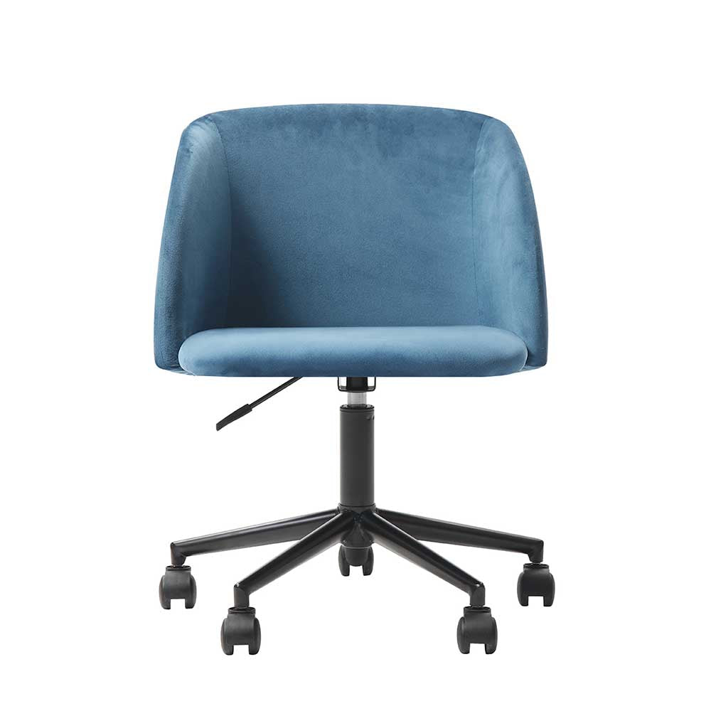 SILLA OFICINA GIRATORIA LEVIATÁN AZUL 58X53X79/91CM