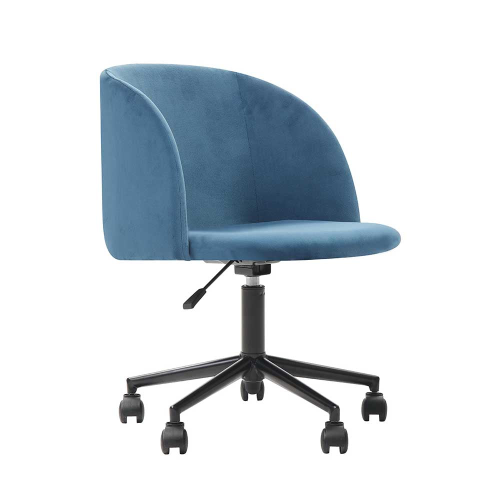 SILLA OFICINA GIRATORIA LEVIATÁN AZUL 58X53X79/91CM