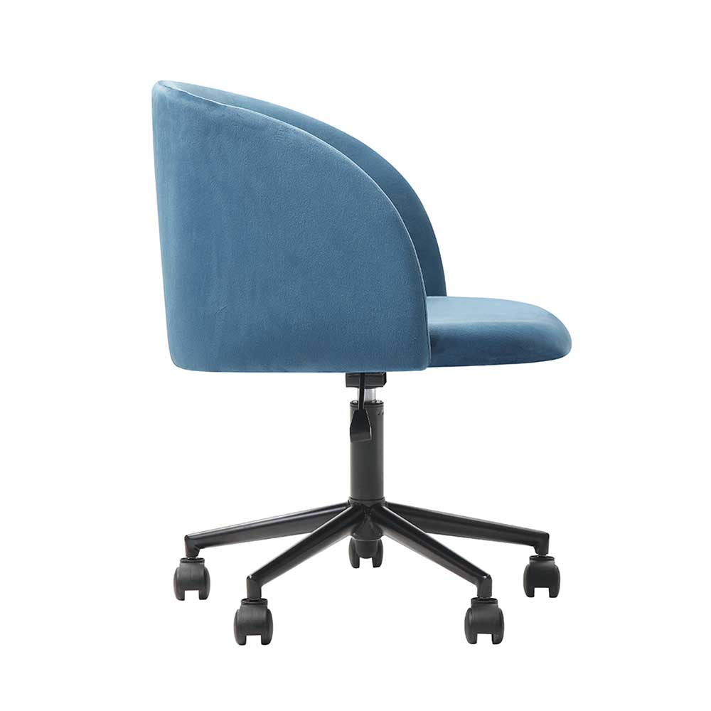 SILLA OFICINA GIRATORIA LEVIATÁN AZUL 58X53X79/91CM