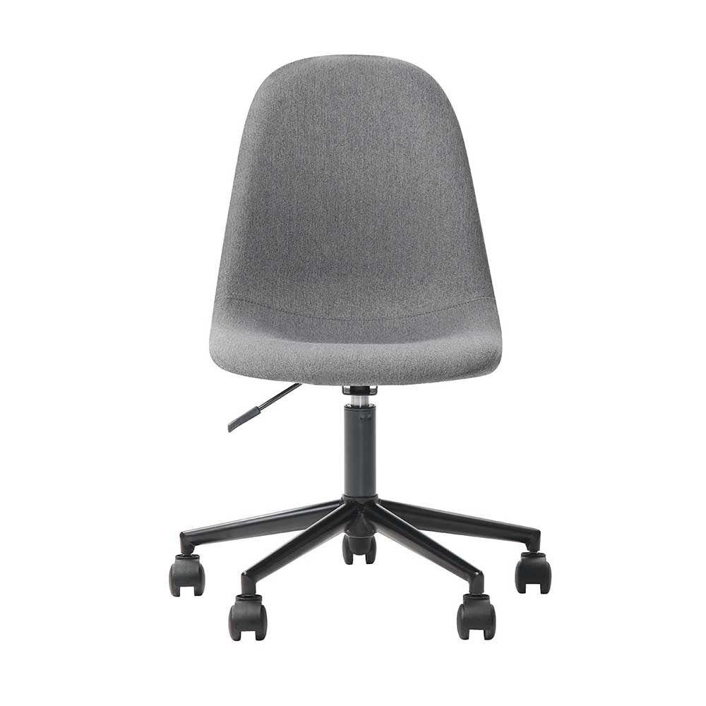 SILLA OFICINA GIRATORIA QUETZALCOATL GRIS CLARO 57X44X78/88CM