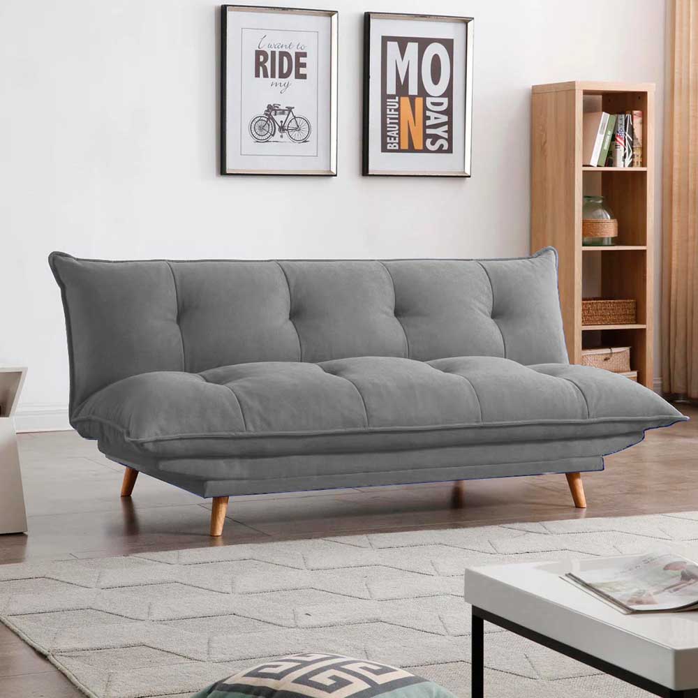 SOFA CAMA TETIS GRIS CLARO 183X100X93CM