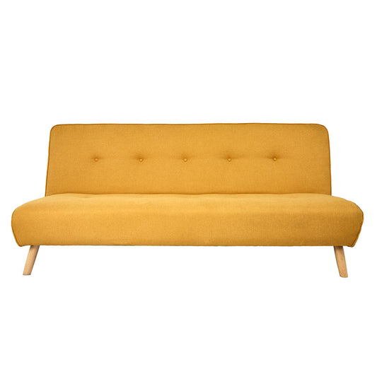 SOFA CAMA CALIRROE MOSTAZA 175X80X82CM