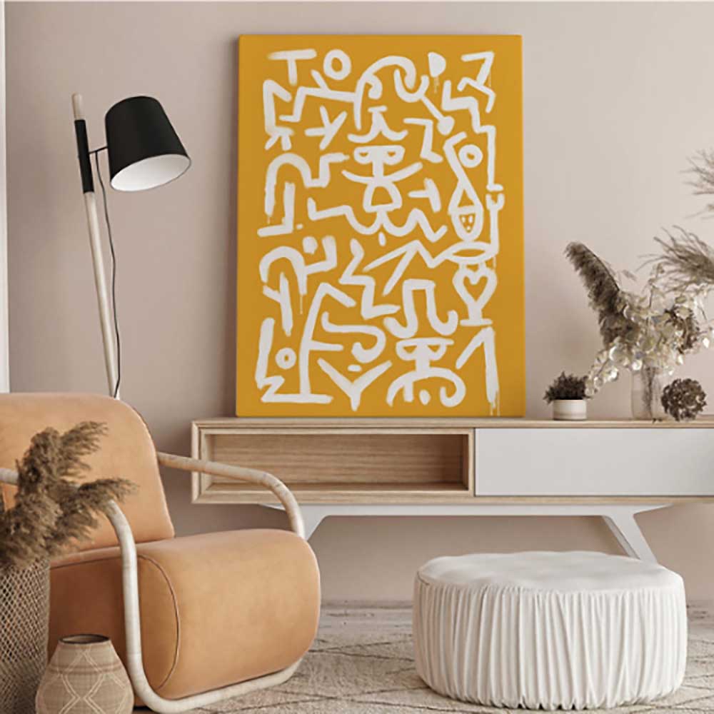 CANVAS YELLOW MIND PARTENA