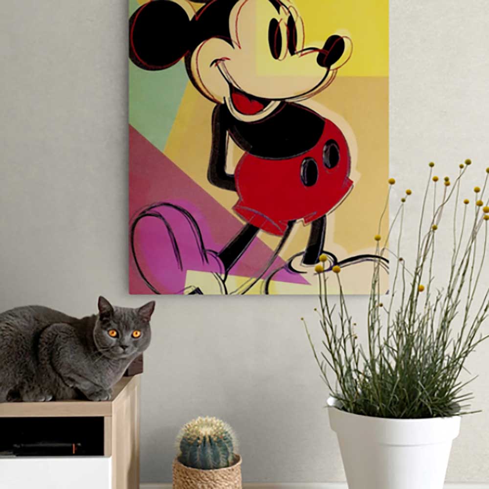 CANVAS MICKEY MOUSE WARHOL ANDY